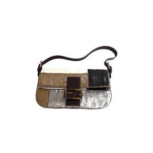 Fendi Multi Color Sequin Baguette
